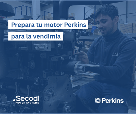 Cómo dejar tu motor Perkins a punto antes de la campaña de vendimia